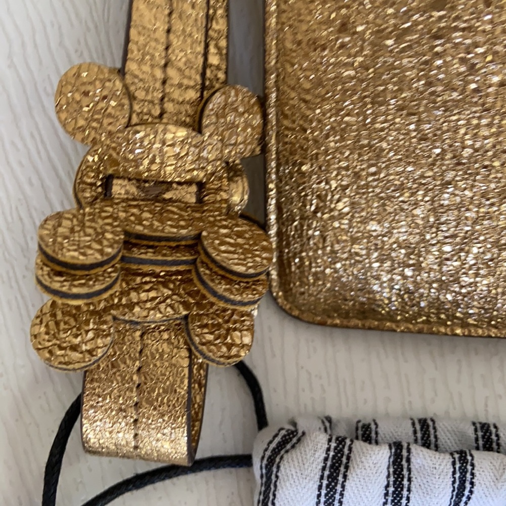Anya hindmarch glitter gold zipper clutch - Picture 7 of 10